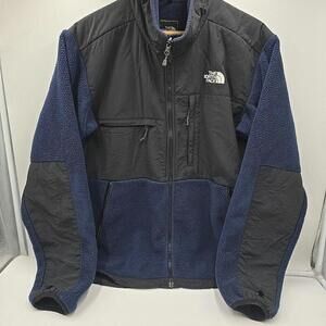 The North Face Polartec Vintage Y2K Gorpcore Navy Blue Two Tone Zipper Fleece‎ M